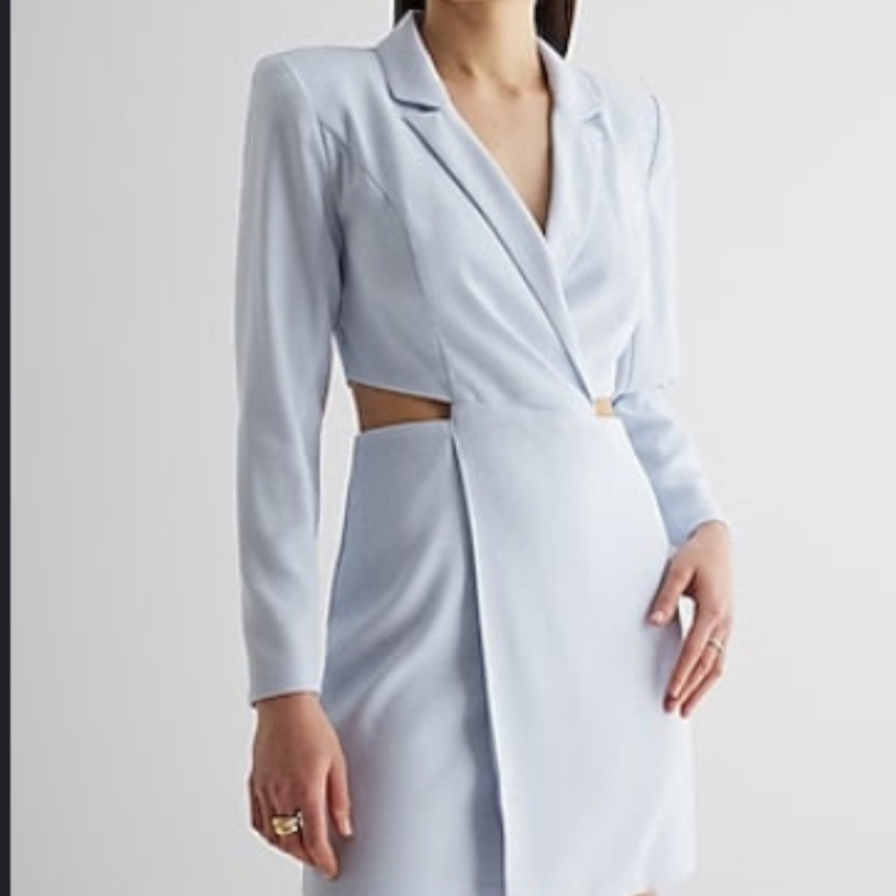 Cut out blazer dress